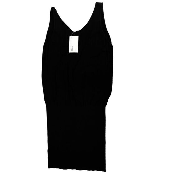 Timeless Black Women's Sleeveless Scoop Neck Blouson Dress Black One Size NWT - Picture 4 of 7